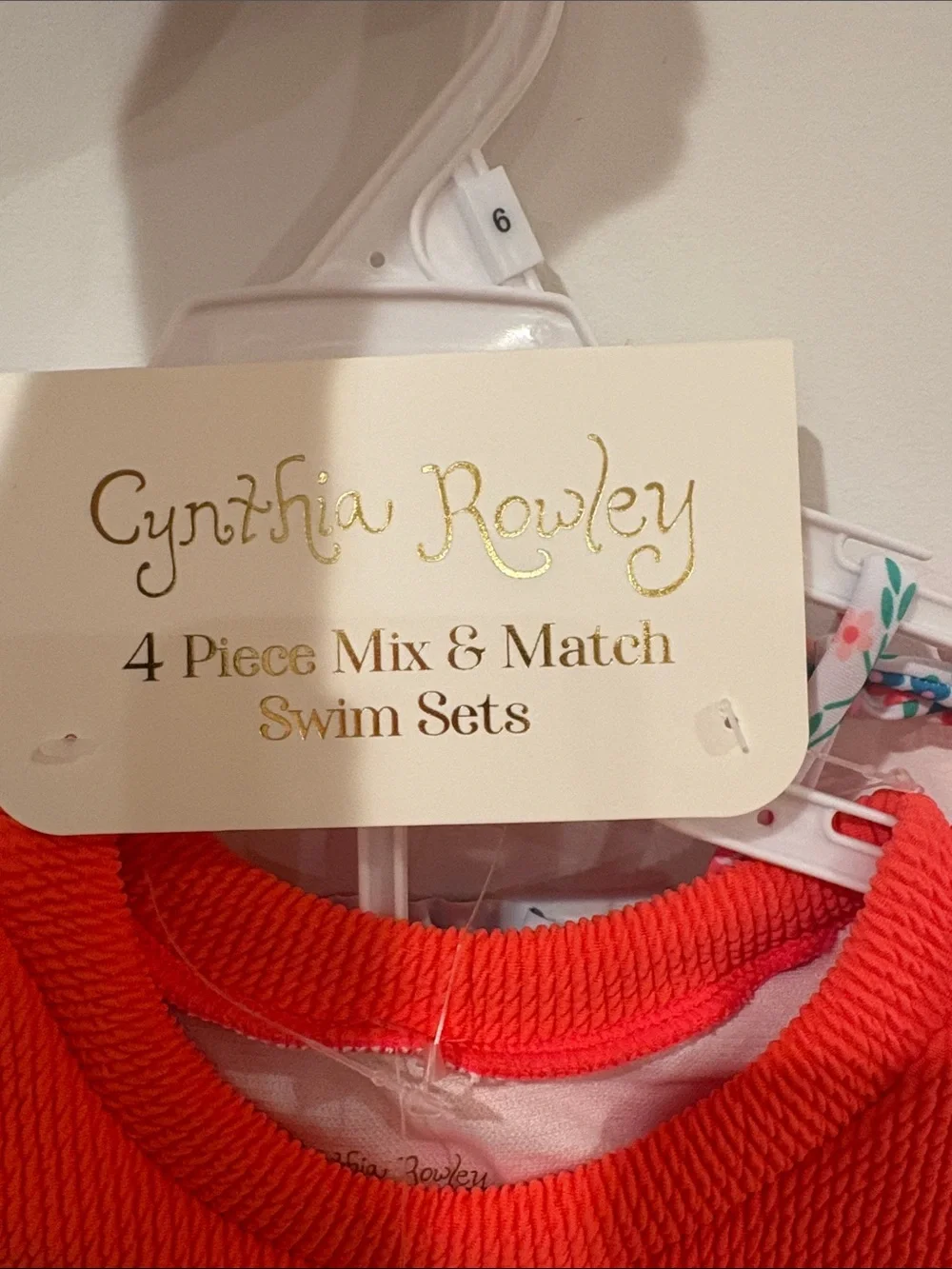 Cynthia Rowley 4 Piece Swim Set-size 6